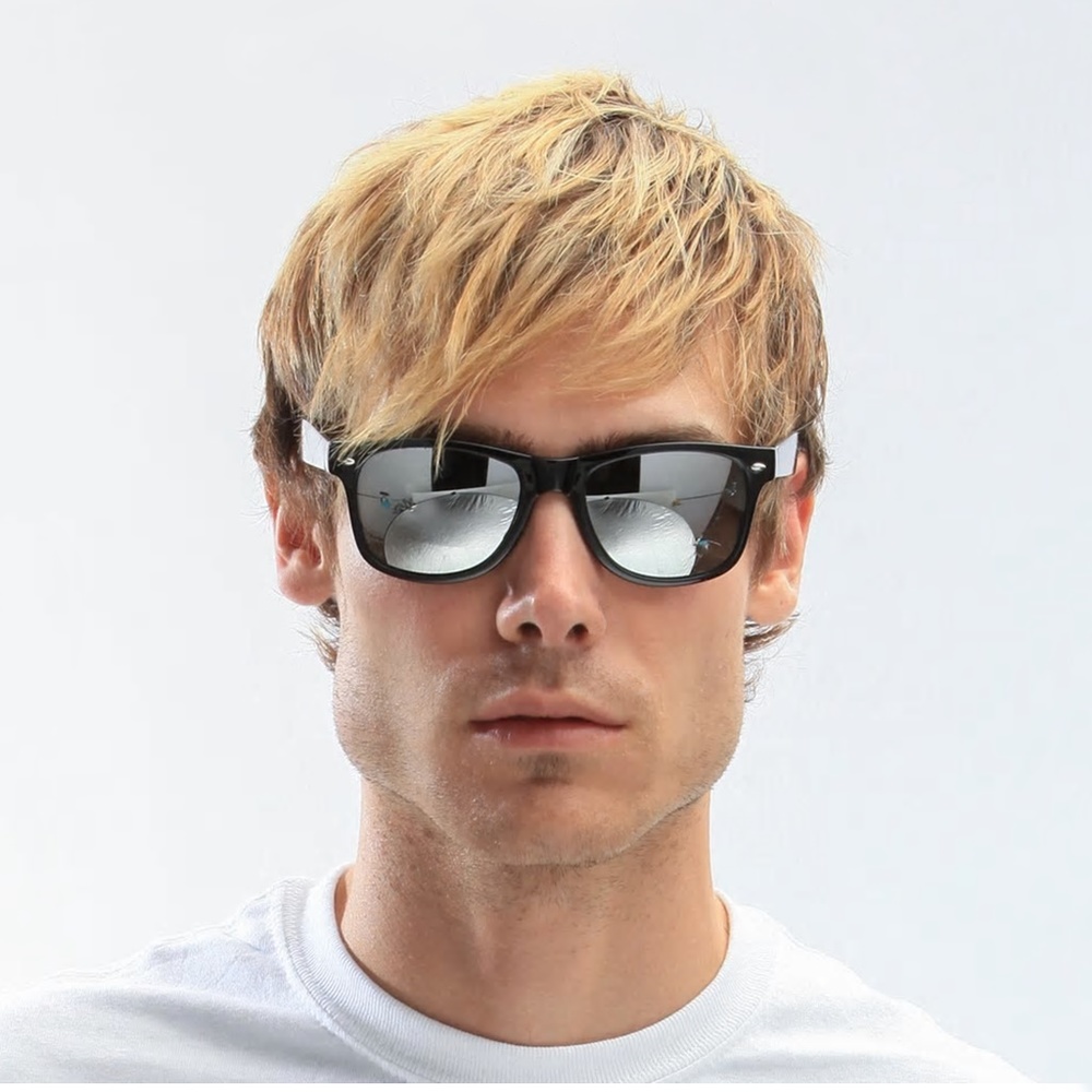 Retro Classic Sunglasses Alboni Square Mirror Lens